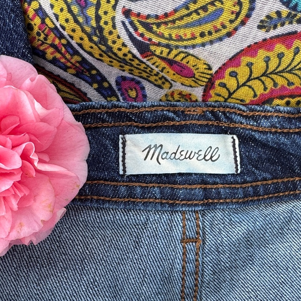 🩷 Madewell; The Perfect Vintage Straight Jean W/31 & L/27; Cotton/Hemp/Elastane - Picture 4 of 13